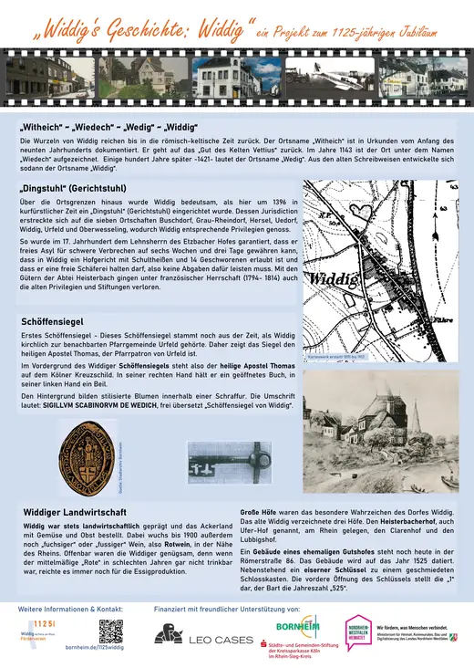Infotafel Widdig
