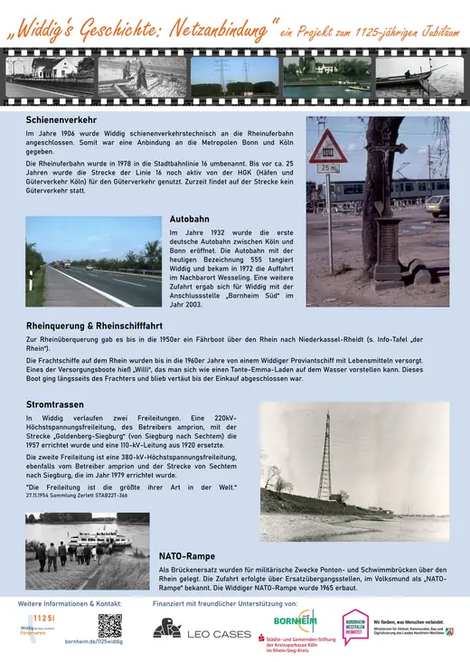 Infotafel Netzanbindung